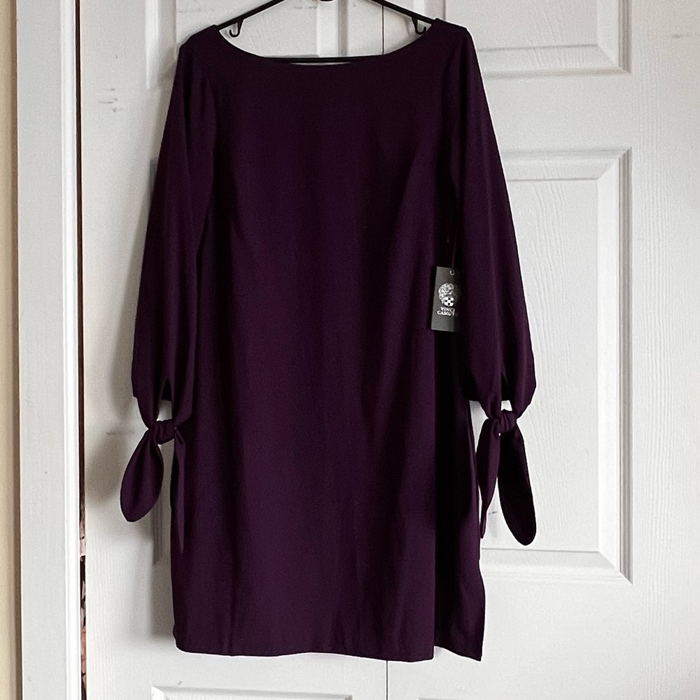 Elegant Vince Camuto Purple Women's Dress